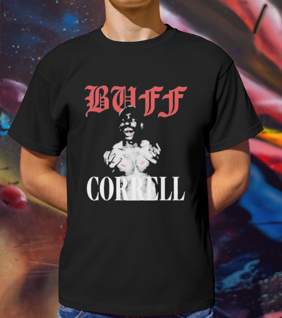 BUFF CORRELL Screaming Buff Correll Iconic Visual T-Shirt