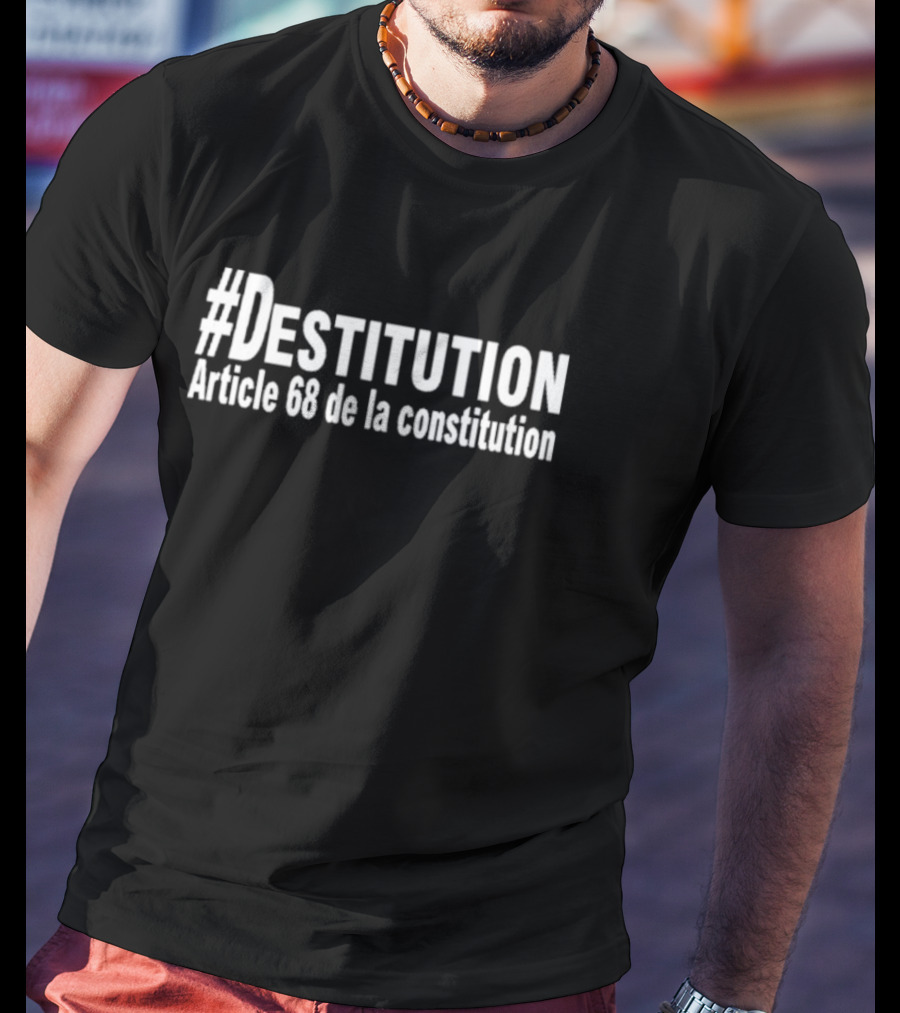 David Van Hemelryck #Destitution Article 68 De La Constitution T-Shirt