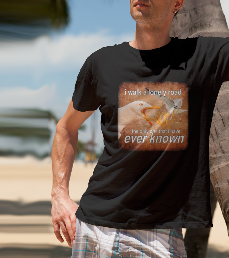 The Only Road I Walk With Seagulls And Fries Ever Known T-Shirt