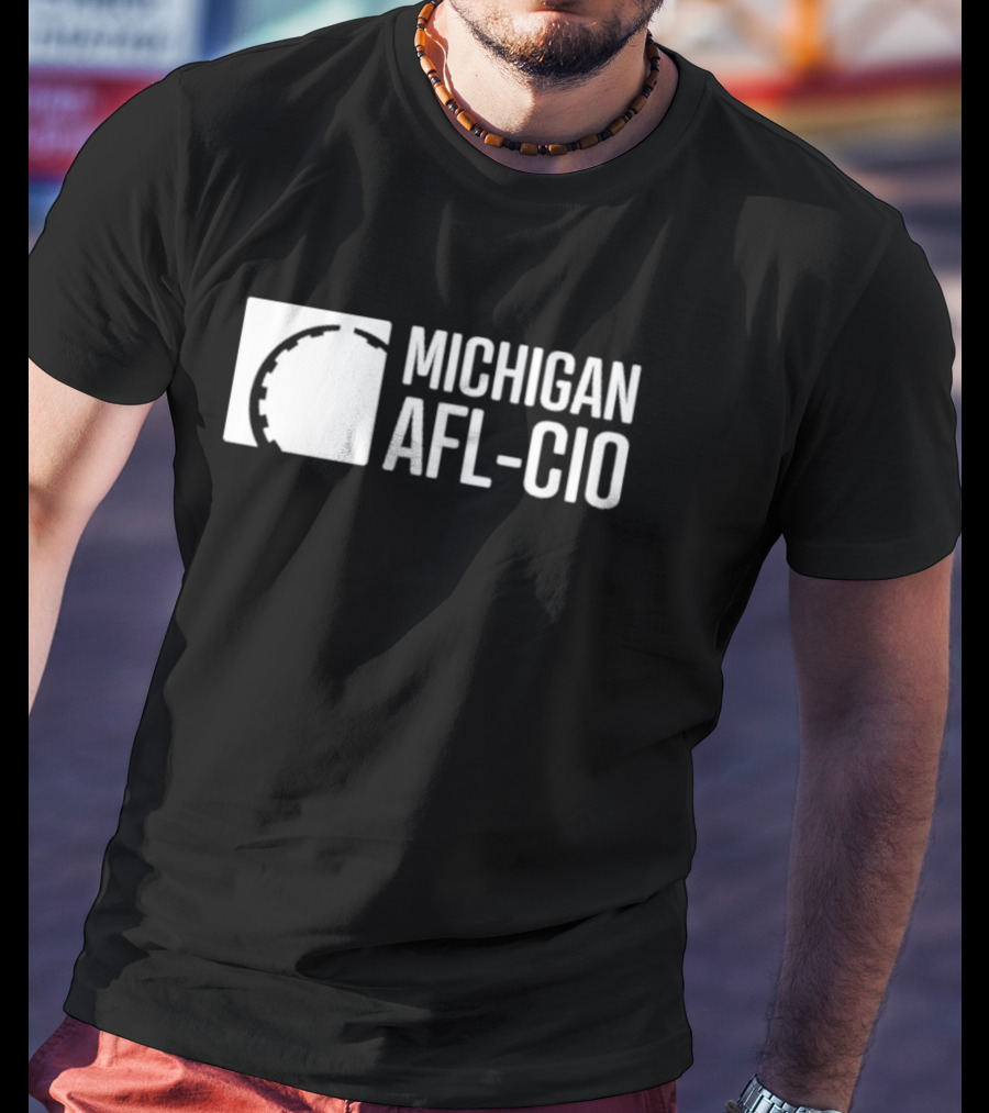 Liz Shuler Wearing Michigan AFL-CIO T-Shirt