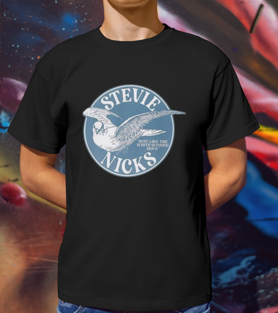 Stevie Nicks Just Like The White-Winged Dove Circular T-Shirt