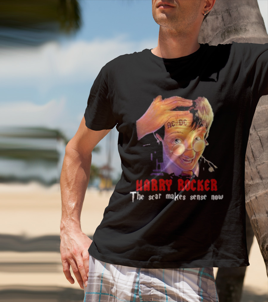HARRY ROCKER AC-DC The Scar Makes Sense Now T-Shirt