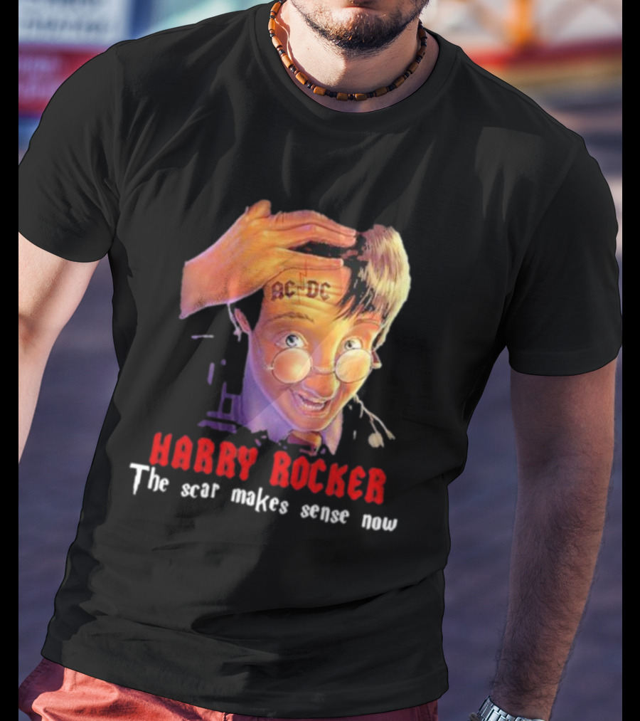 HARRY ROCKER AC-DC The Scar Makes Sense Now T-Shirt