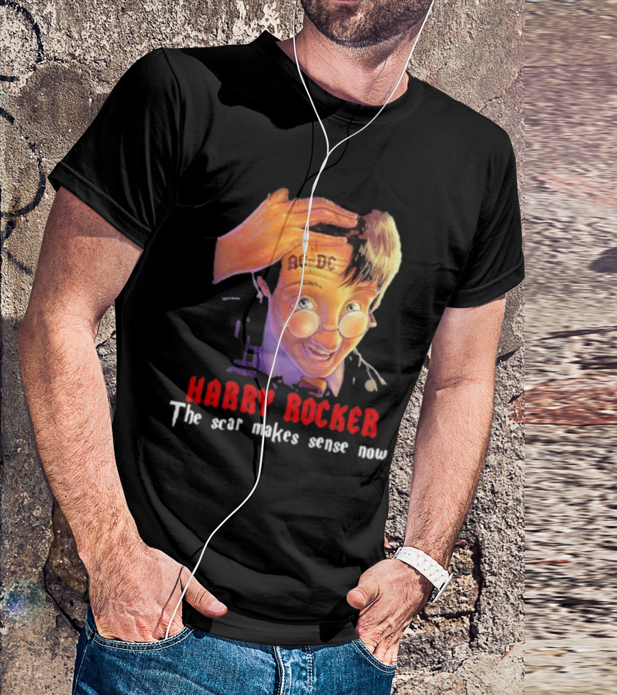 HARRY ROCKER AC-DC The Scar Makes Sense Now T-Shirt