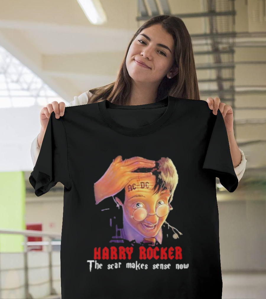 HARRY ROCKER AC-DC The Scar Makes Sense Now T-Shirt