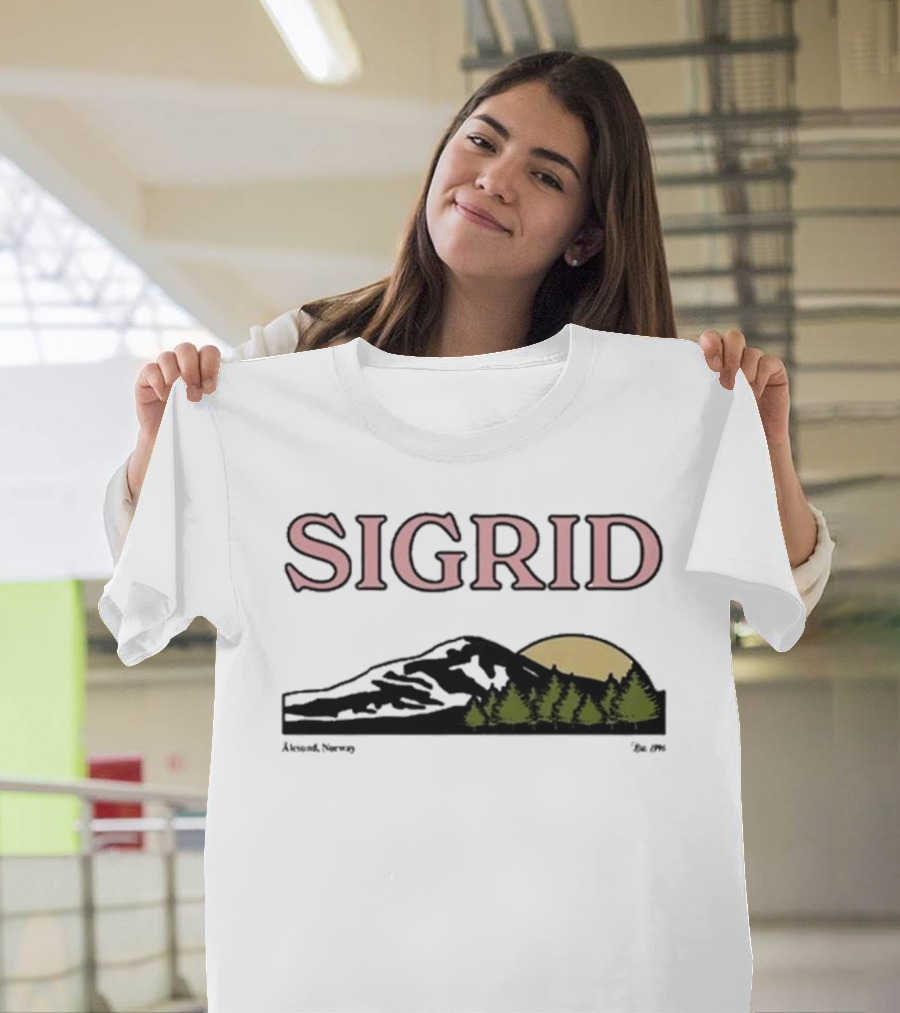 Sigrid Arendal Norway Mountain Sunset 1996 T-Shirt
