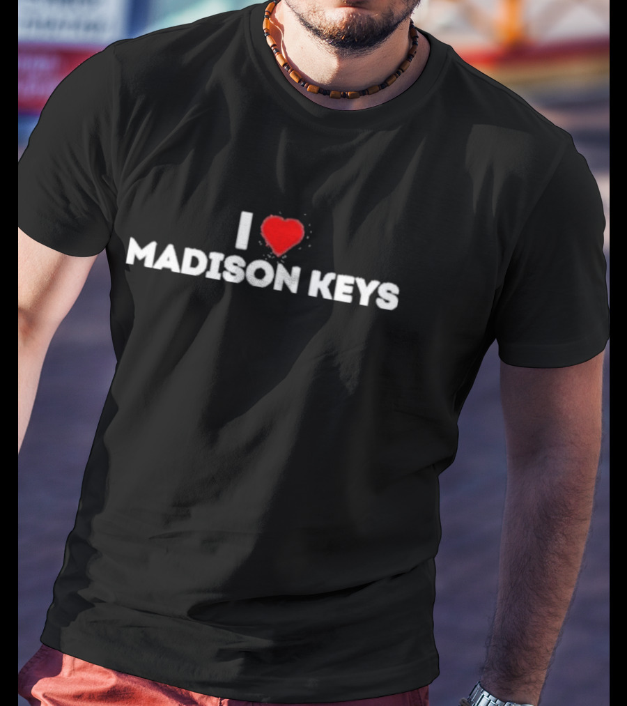 US Open Tennis I Love Madison Keys Fan Support T-Shirt