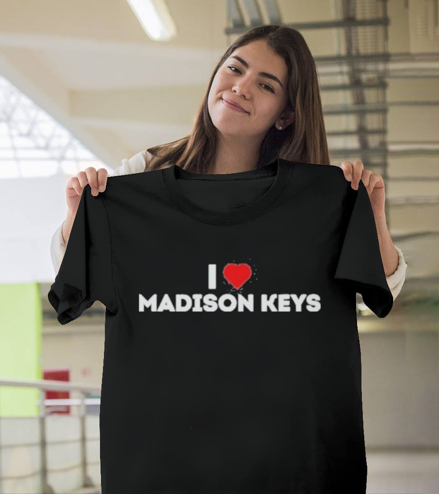 US Open Tennis I Love Madison Keys Fan Support T-Shirt