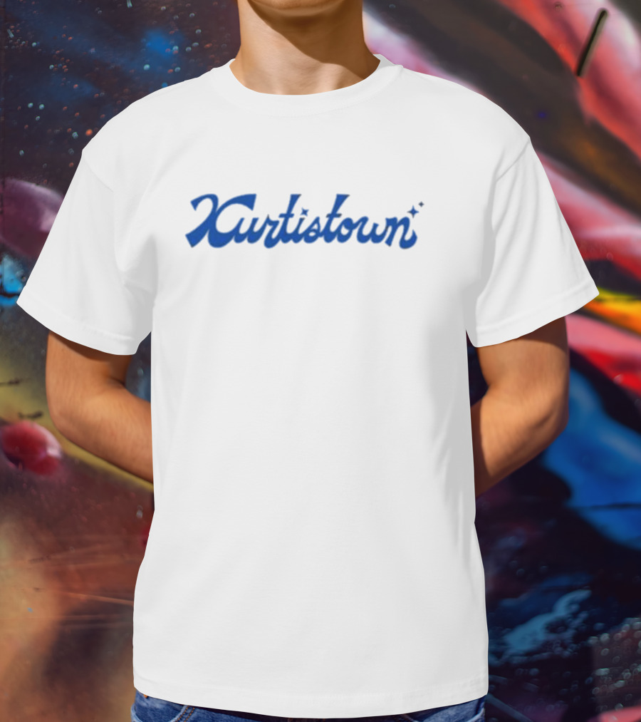 Kurtistown Blue Script Star T-Shirt