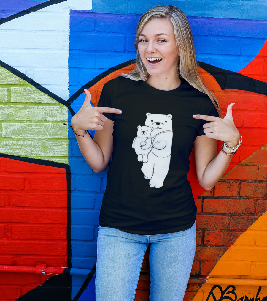 Nathan W Pyle Illinois Bear And Cub Duo T-Shirt