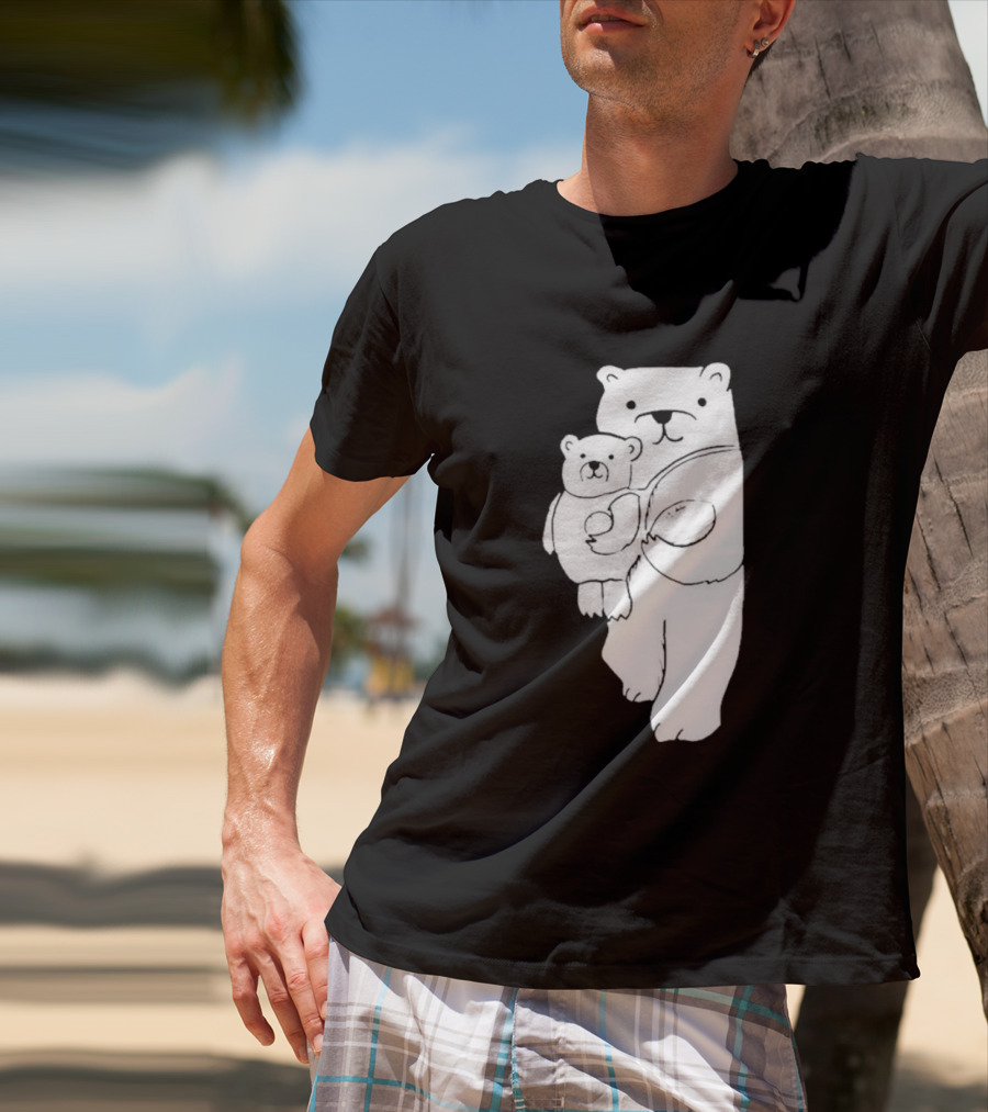 Nathan W Pyle Illinois Bear And Cub Duo T-Shirt