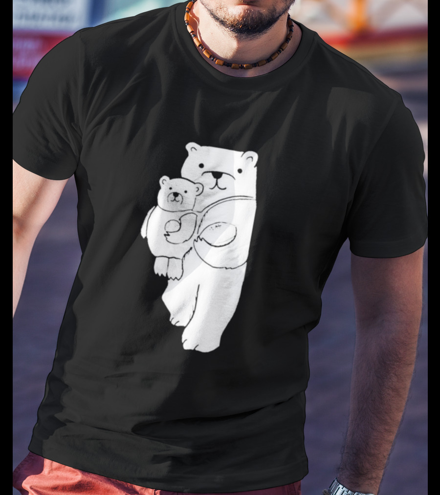 Nathan W Pyle Illinois Bear And Cub Duo T-Shirt