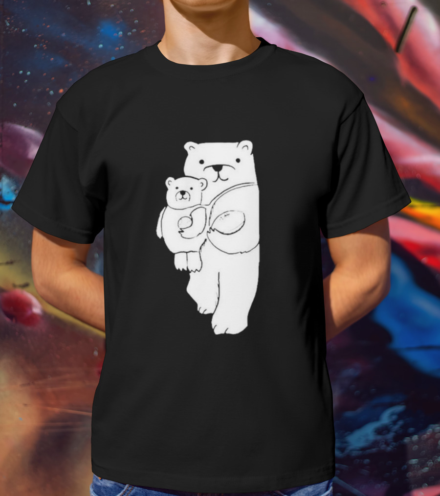 Nathan W Pyle Illinois Bear And Cub Duo T-Shirt