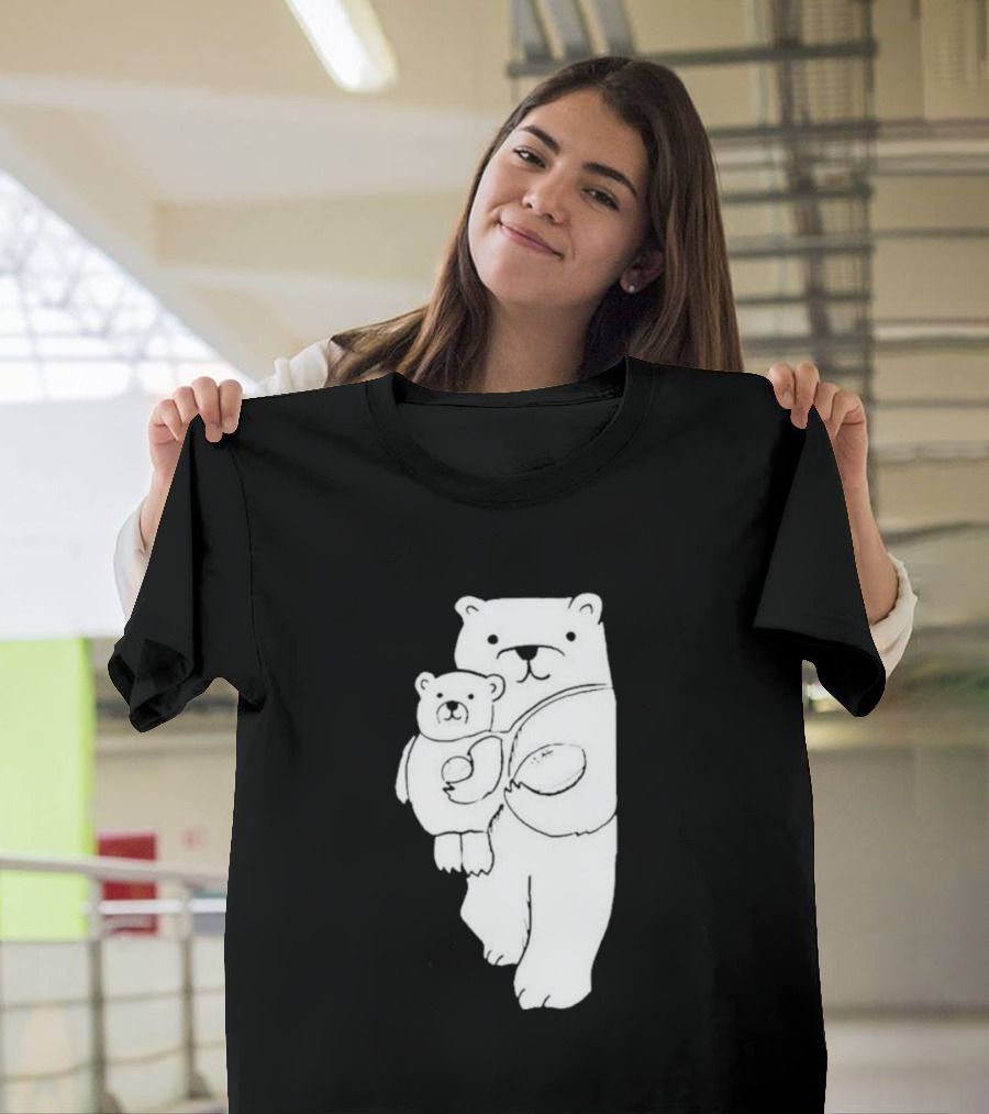 Nathan W Pyle Illinois Bear And Cub Duo T-Shirt