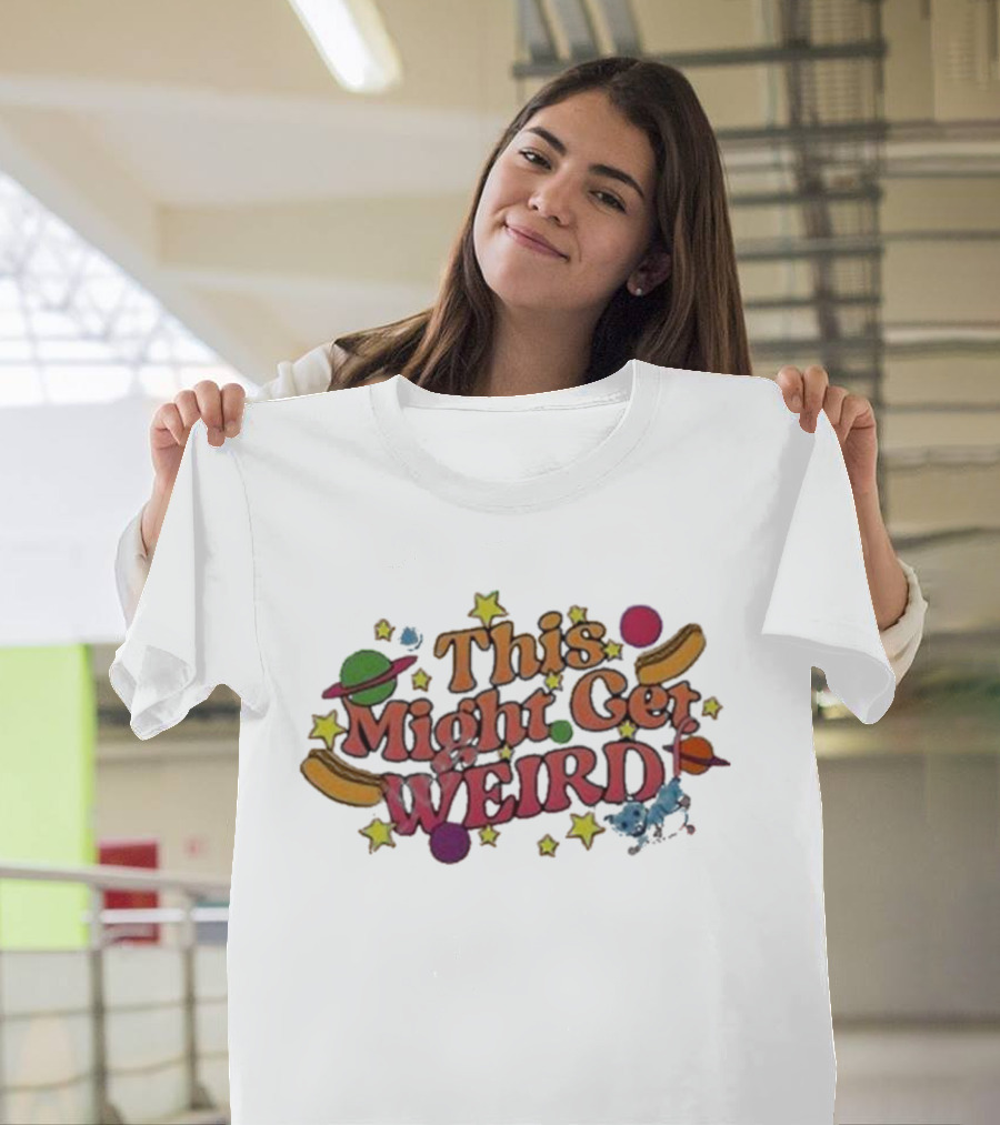 This Might Get Weird Critter Planets Stars Space T-Shirt