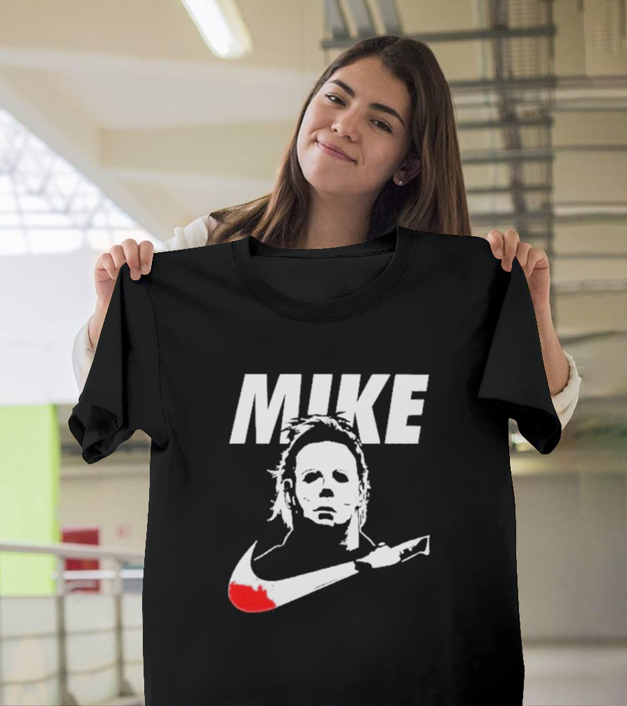 Mike Myers Parody Mask Knife Halloween T-Shirt