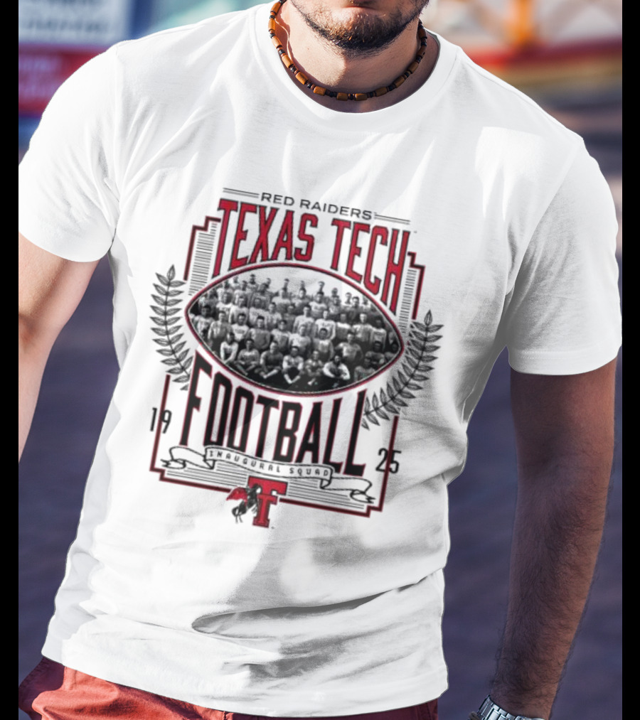 Red Raider Texas Tech Football 1925 Team Photo T-Shirt