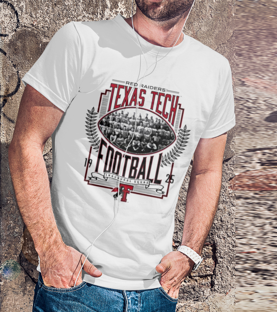 Red Raider Texas Tech Football 1925 Team Photo T-Shirt