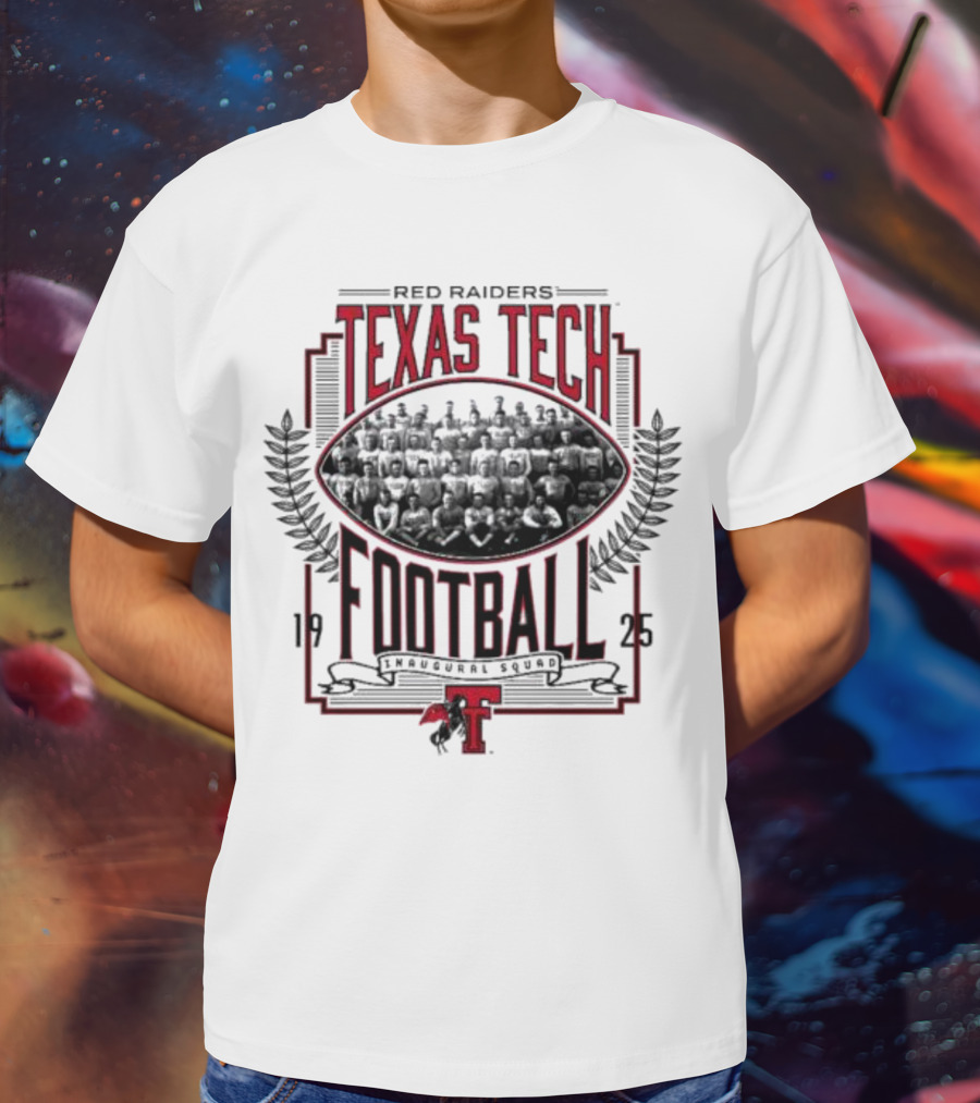 Red Raider Texas Tech Football 1925 Team Photo T-Shirt