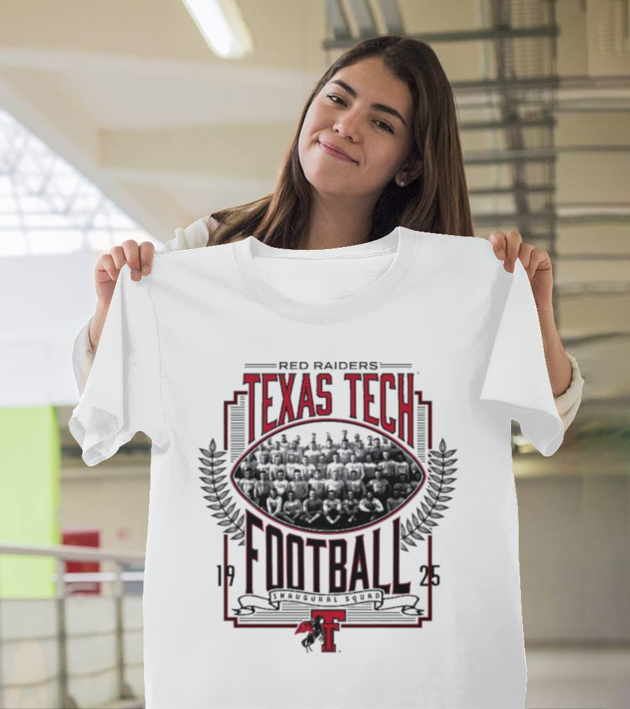 Red Raider Texas Tech Football 1925 Team Photo T-Shirt