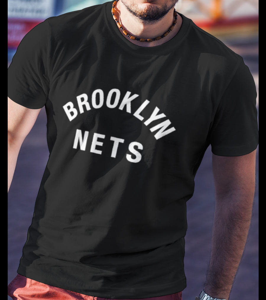 Brooklyn Nets Classic Arch Logo NBA Team Merchandise T-Shirt