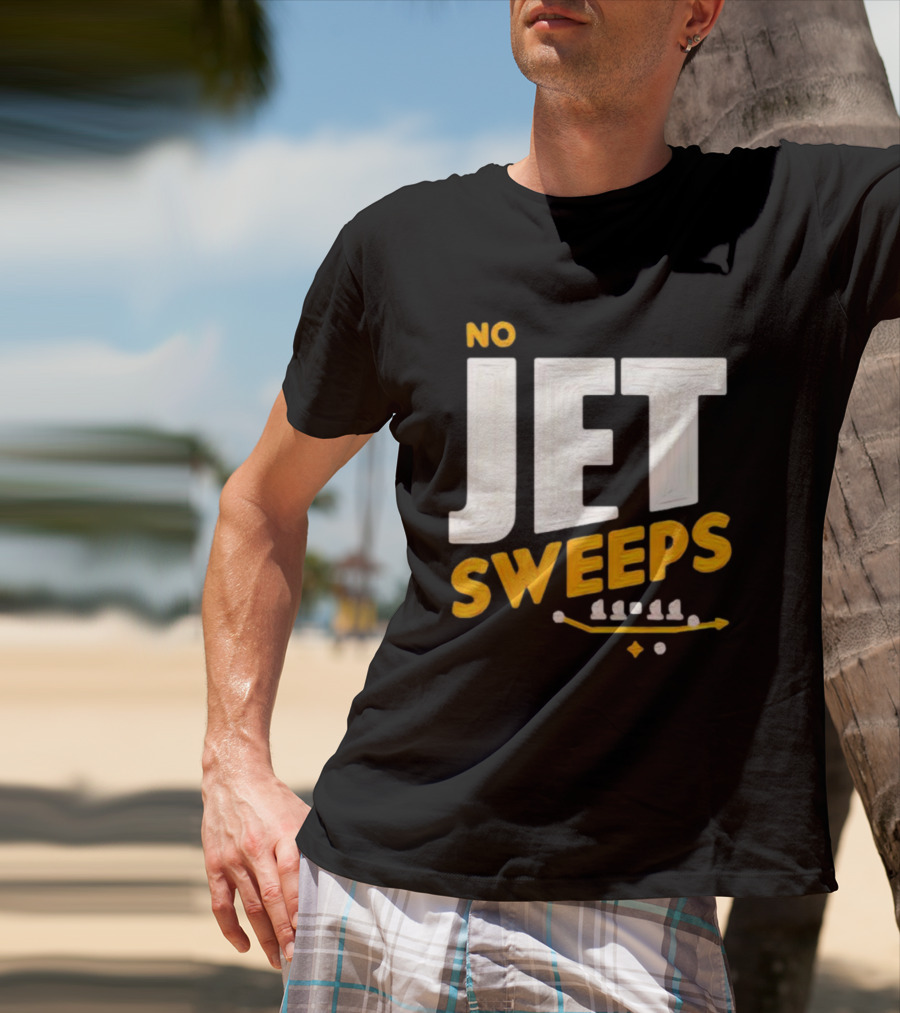 No Jet Sweeps 11 11 Football Play Diagram T-Shirt