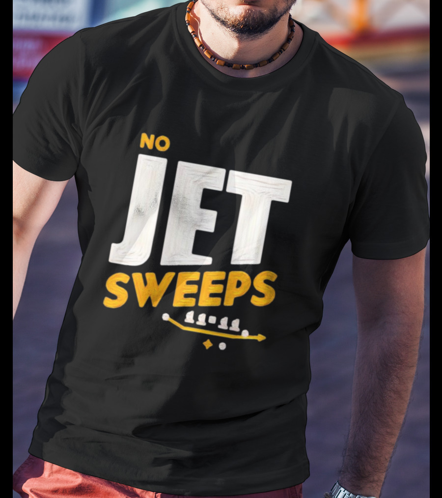 No Jet Sweeps 11 11 Football Play Diagram T-Shirt
