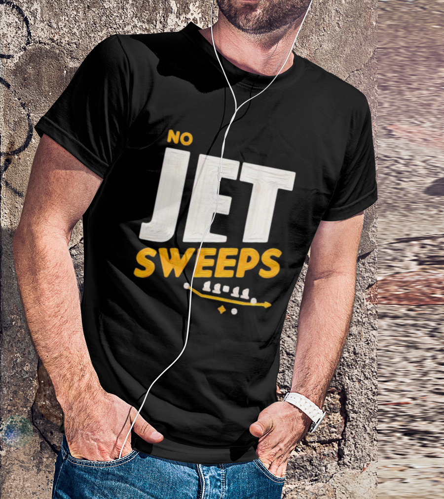 No Jet Sweeps 11 11 Football Play Diagram T-Shirt