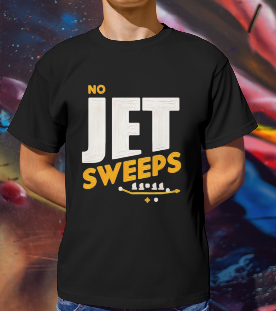 No Jet Sweeps 11 11 Football Play Diagram T-Shirt