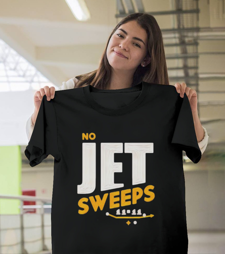 No Jet Sweeps 11 11 Football Play Diagram T-Shirt