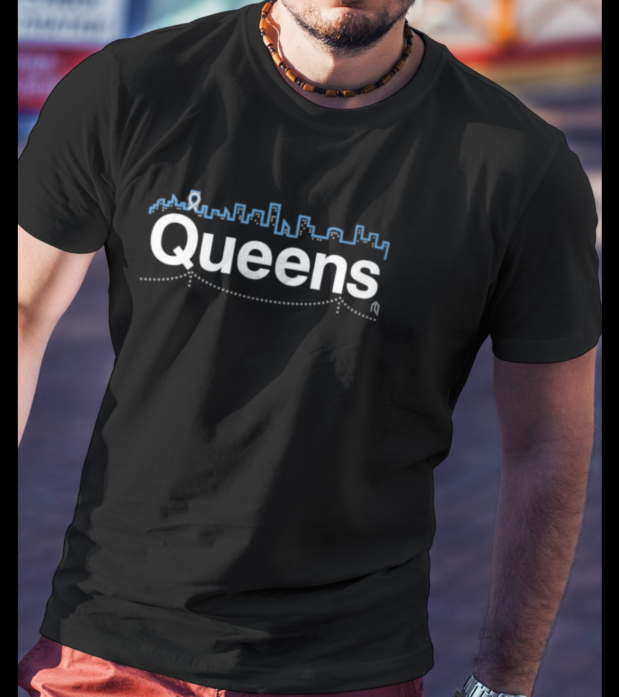 Queens Skyline Cityscape T-Shirt