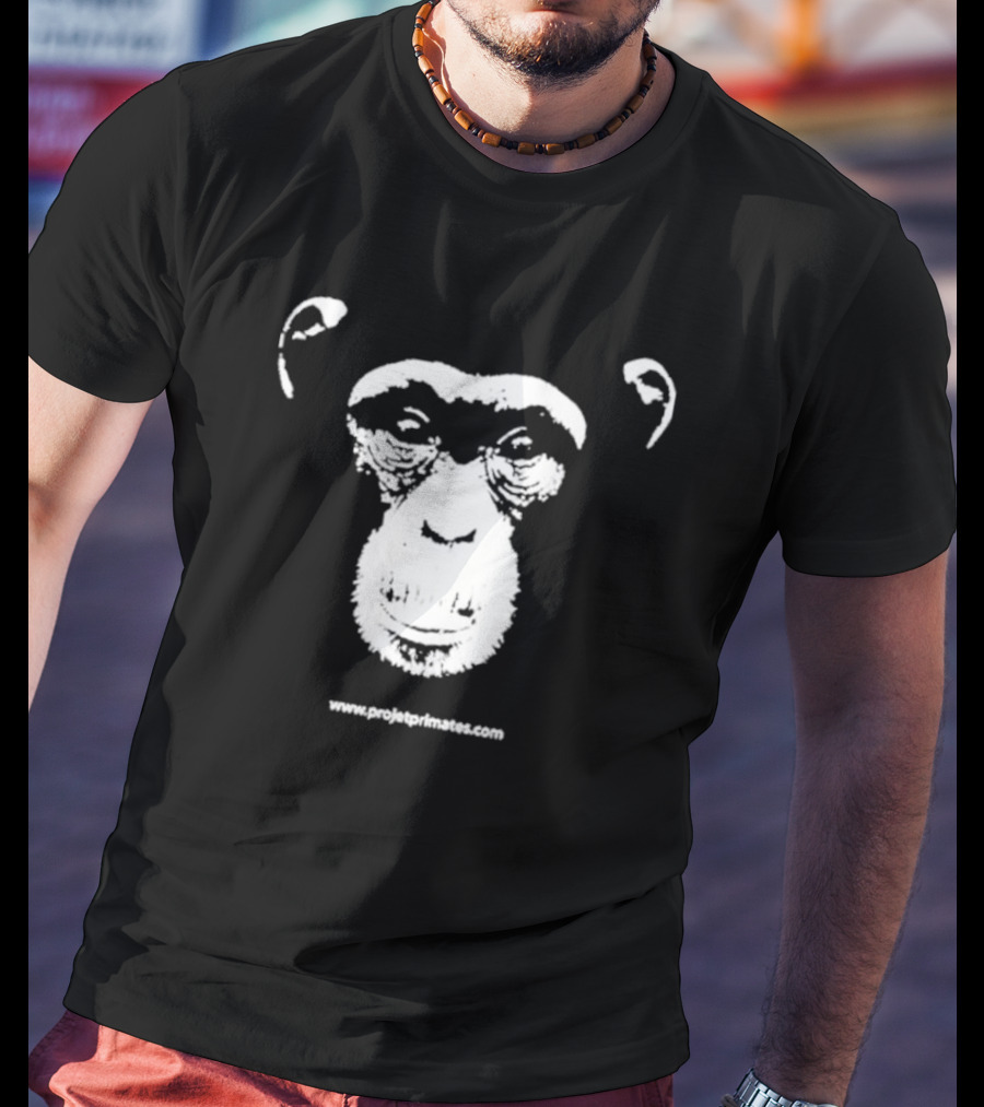 Projetprimates Nouveau Www.projetprimates.com Chimpanzee Face T-Shirt