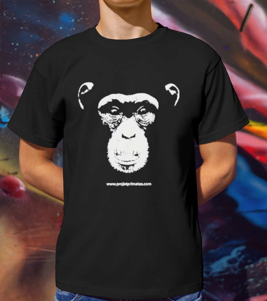 Projetprimates Nouveau Www.projetprimates.com Chimpanzee Face T-Shirt