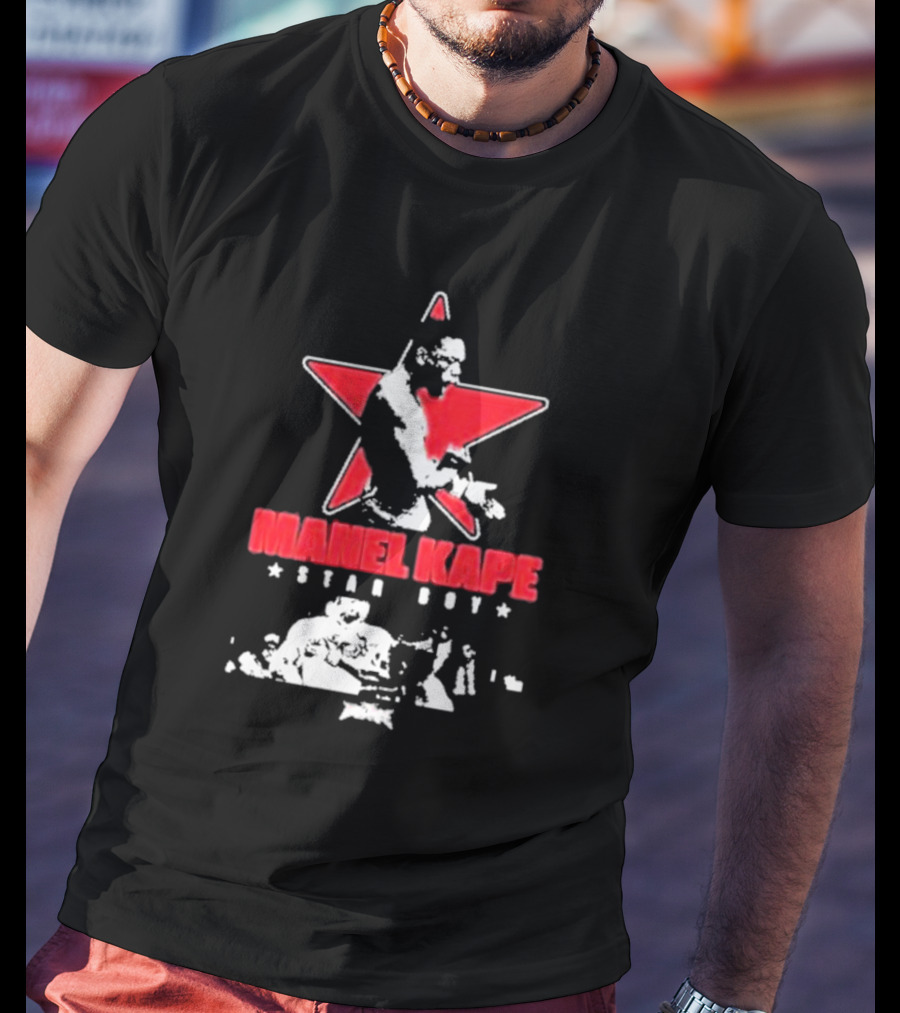 Manel Kape Star Boy Full Violence Red Star Iconography T-Shirt