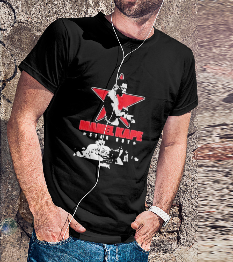 Manel Kape Star Boy Full Violence Red Star Iconography T-Shirt