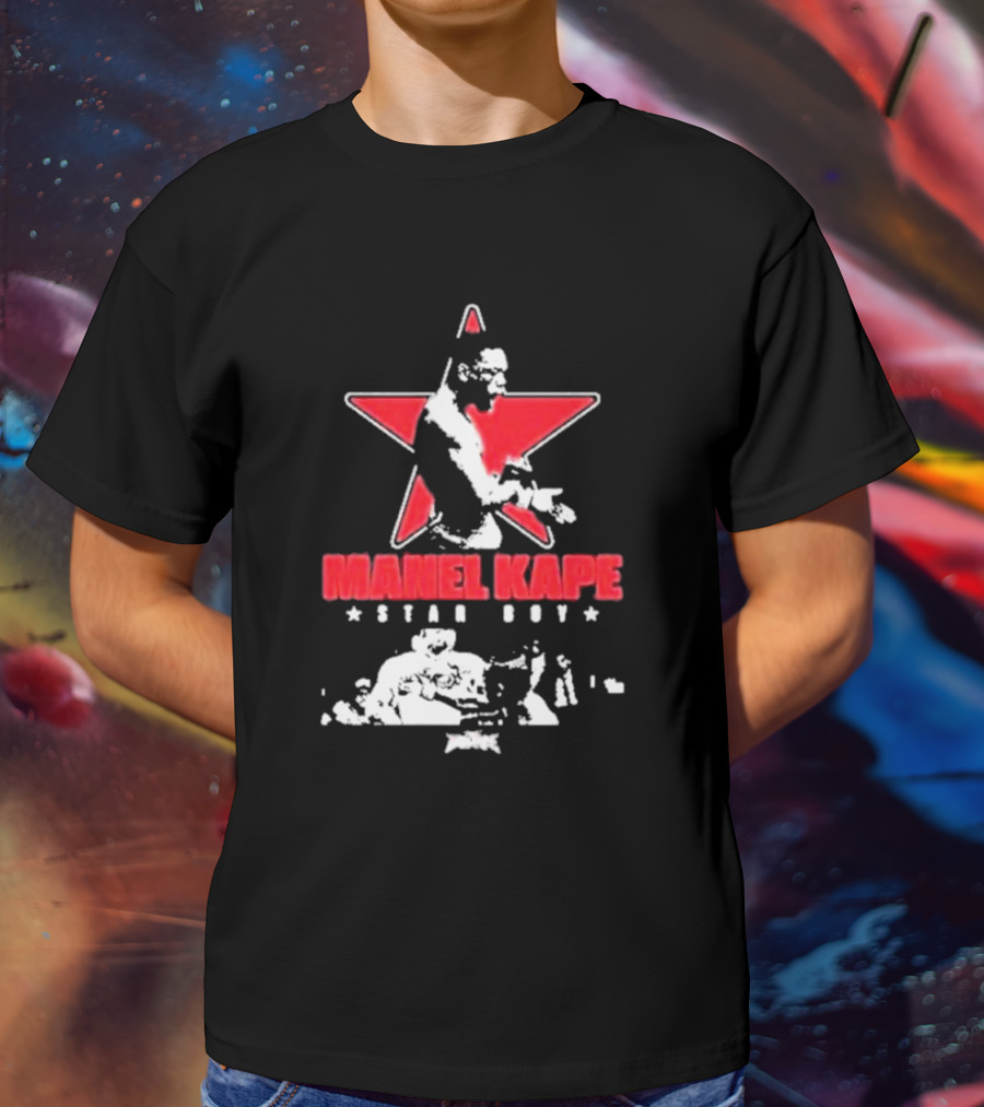 Manel Kape Star Boy Full Violence Red Star Iconography T-Shirt