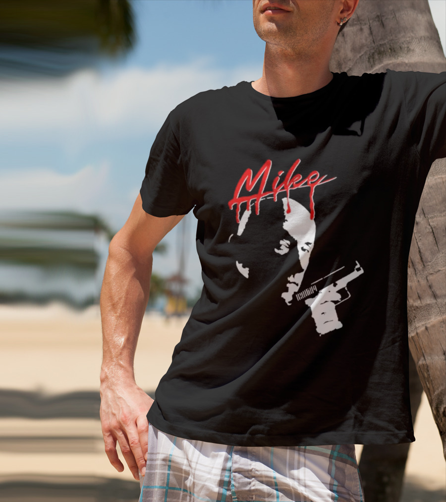 Mike Crime Noir Gunman T-Shirt