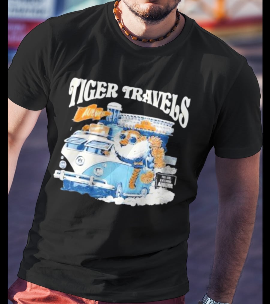 Tiger Travels Auburn Stadium Adventure T-Shirt