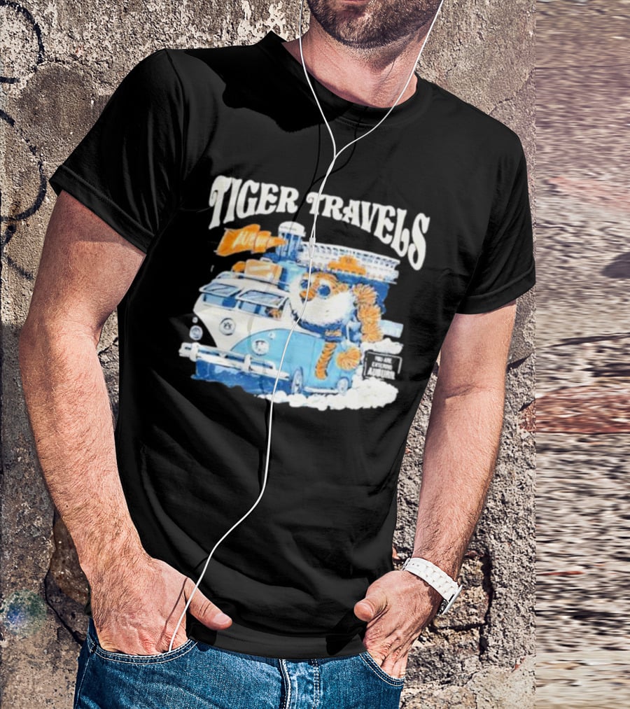 Tiger Travels Auburn Stadium Adventure T-Shirt