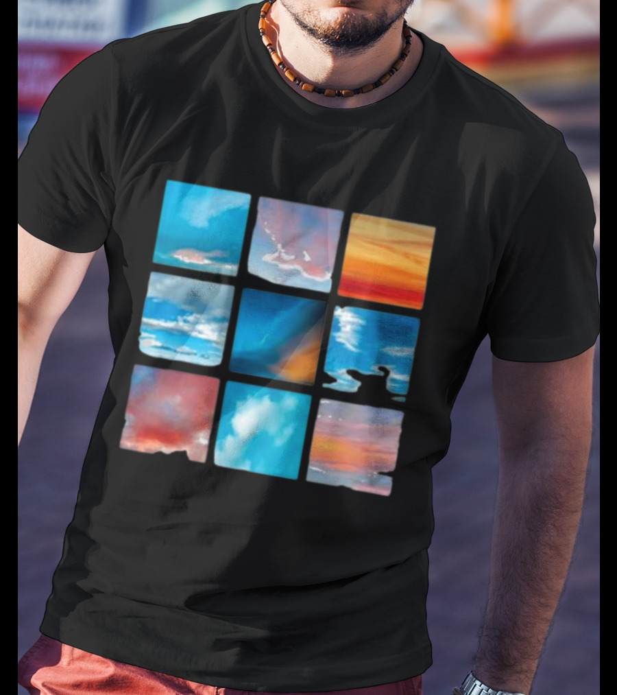 Sunsets And Skies Colorful Sky Panels T-Shirt