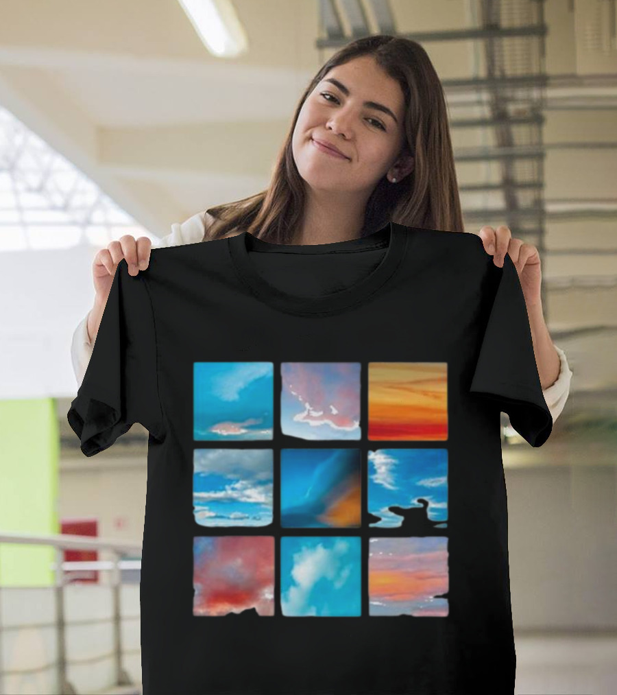 Sunsets And Skies Colorful Sky Panels T-Shirt