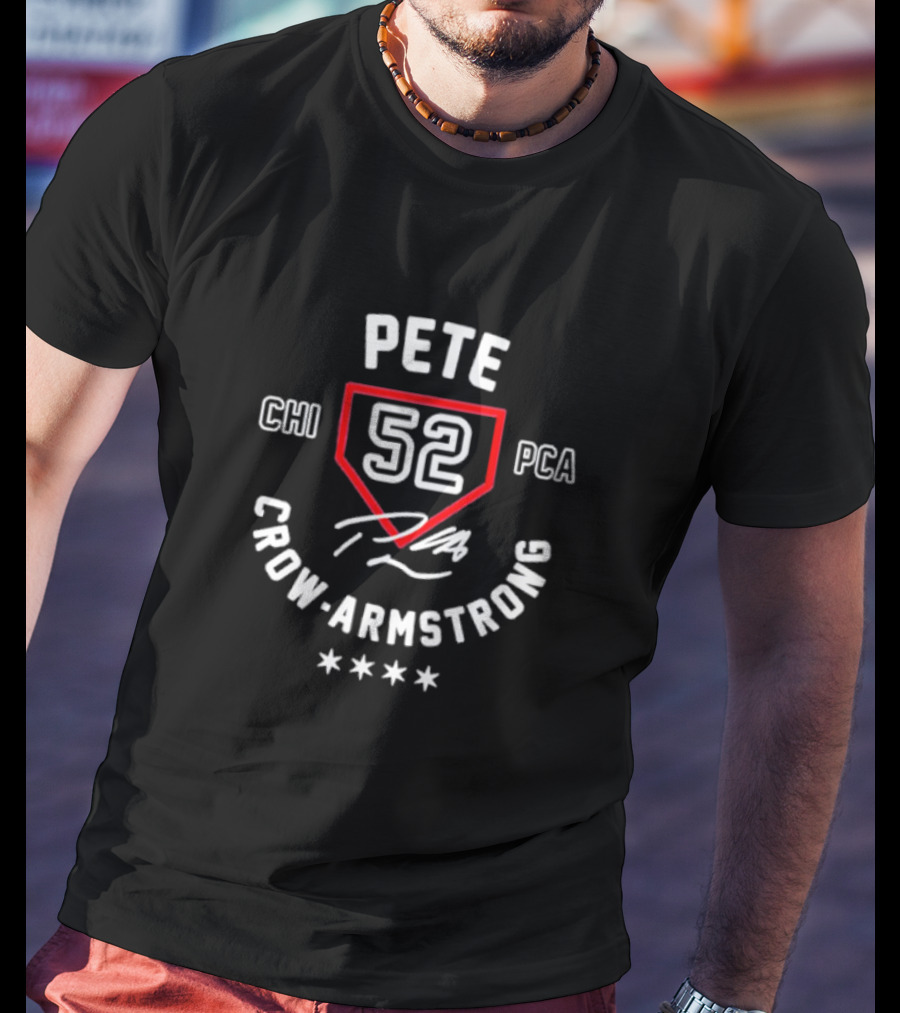 PETE 52 CHI PCA CROW ARMSTRONG MLBPA T-Shirt