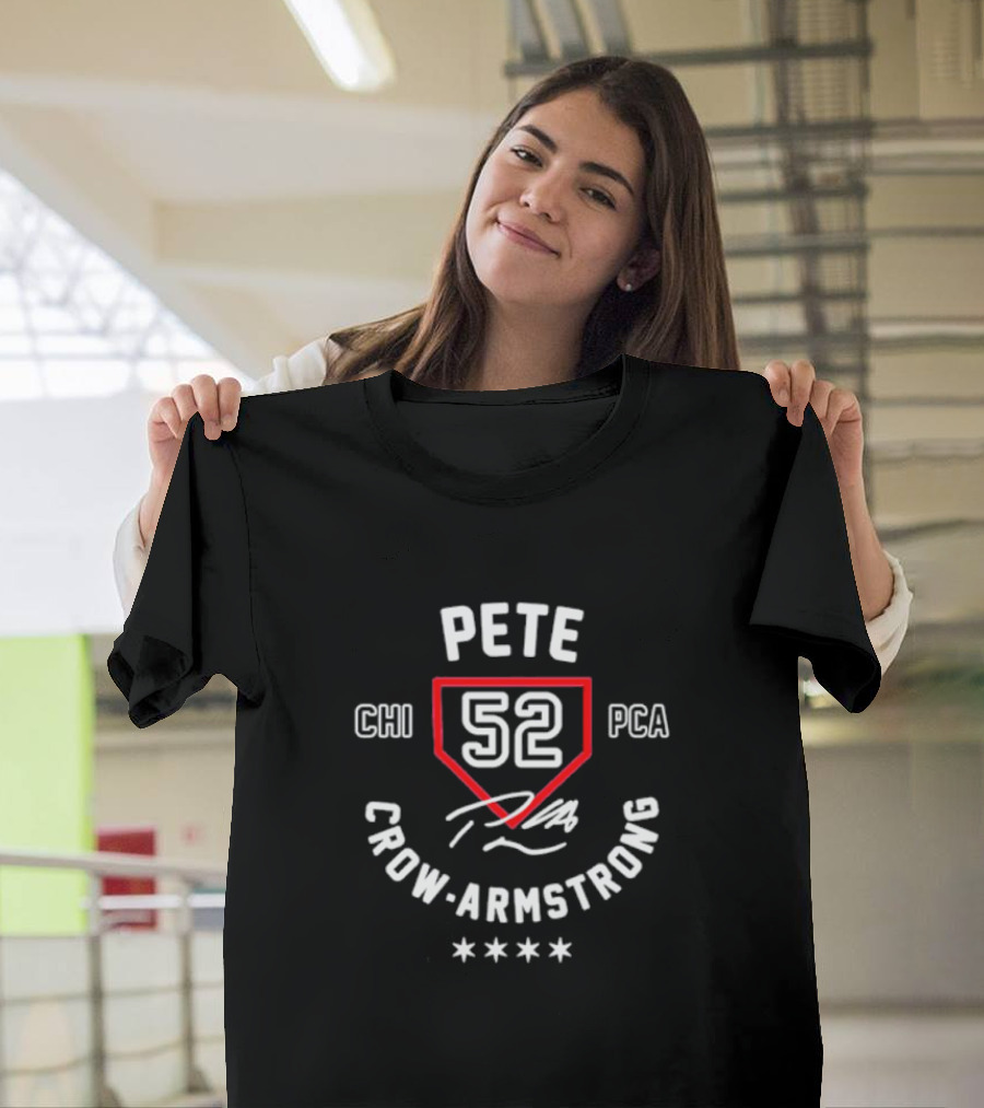 PETE 52 CHI PCA CROW ARMSTRONG MLBPA T-Shirt