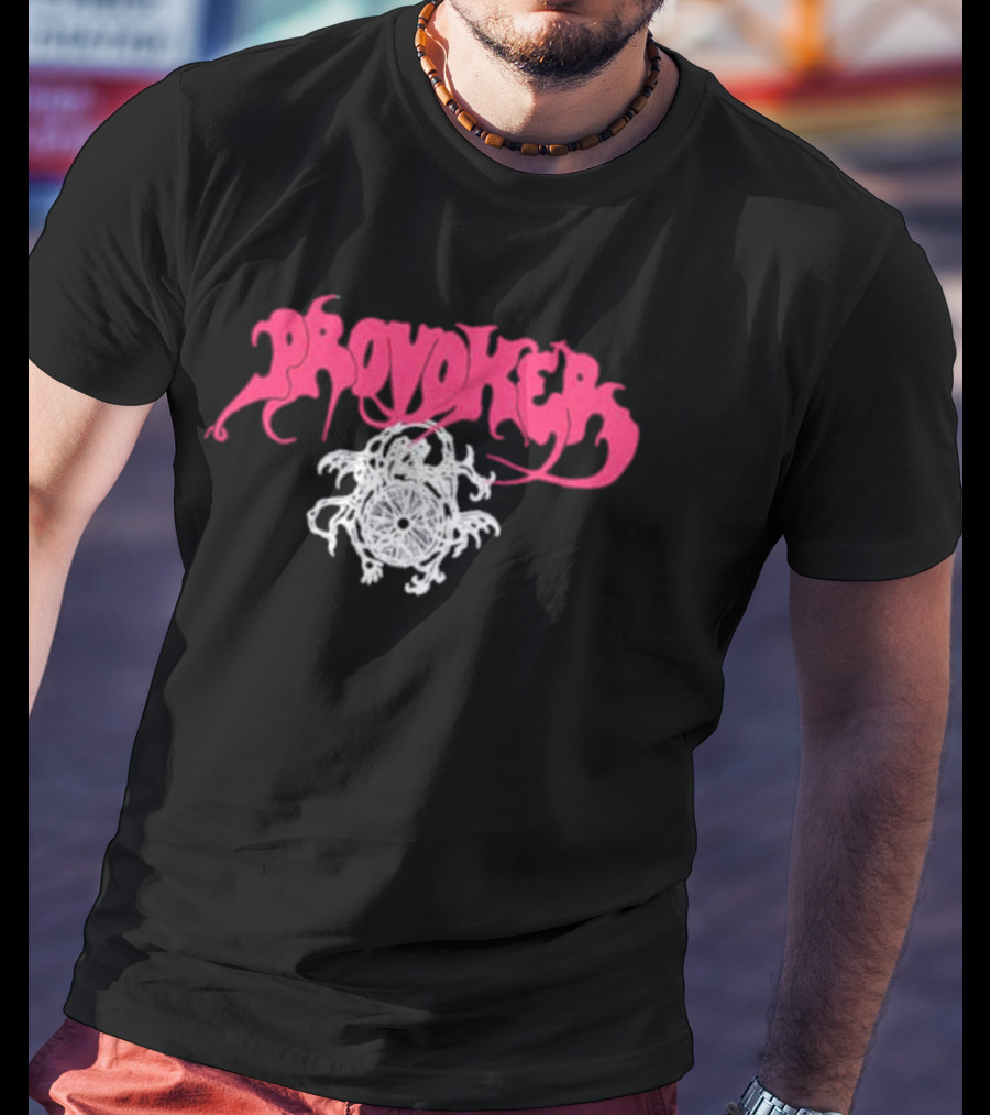 Provoker Demon Compass Wheel Emblem T-Shirt