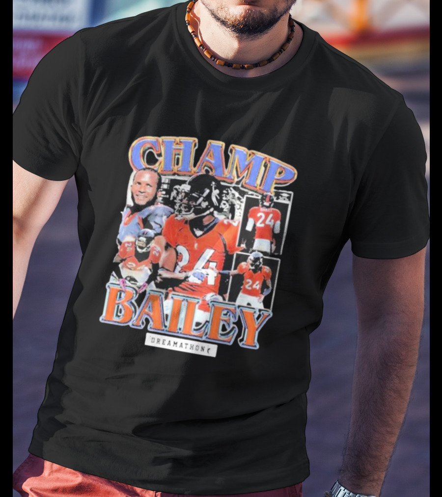 CHAMP BAILEY DREAMATHON NFL 24 T-Shirt