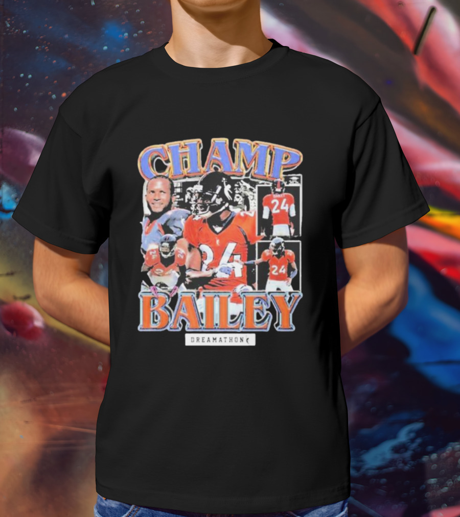 CHAMP BAILEY DREAMATHON NFL 24 T-Shirt