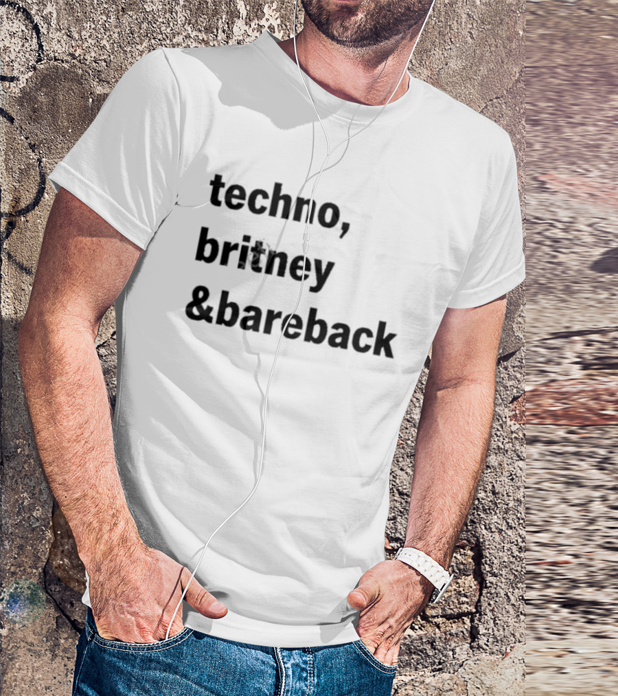 Martiijnn Techno Britney Bareback T-Shirt