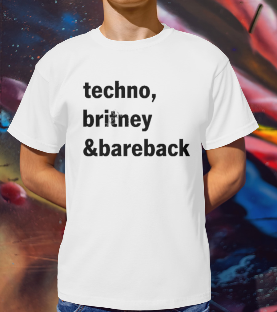 Martiijnn Techno Britney Bareback T-Shirt