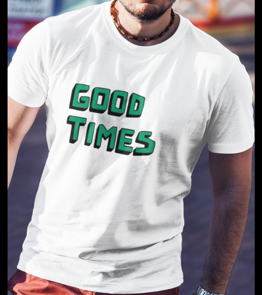 Good Times Bella Freud Black Shirt Fashion T-Shirt