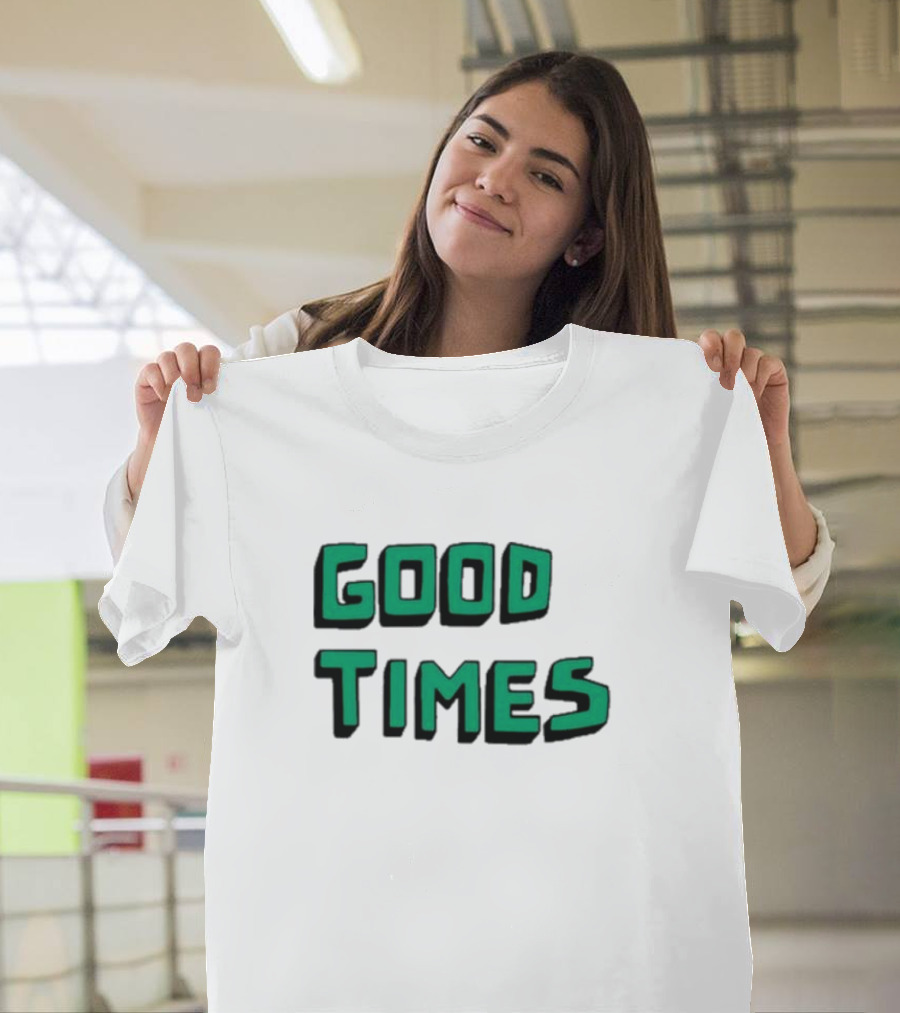 Good Times Bella Freud Black Shirt Fashion T-Shirt